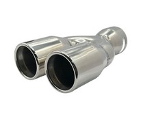 Auspuffblende Doppelendrohr 2