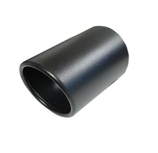 Auspuffblende 80mm schwarz