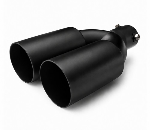 Auspuffblende endrohr schwarz - auspuffblende,