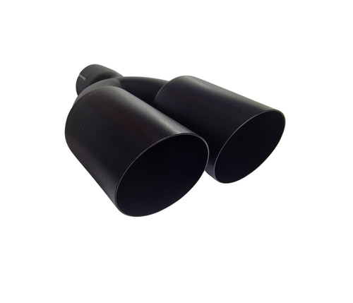 Auspuffblende endrohr schwarz - auspuffblende,