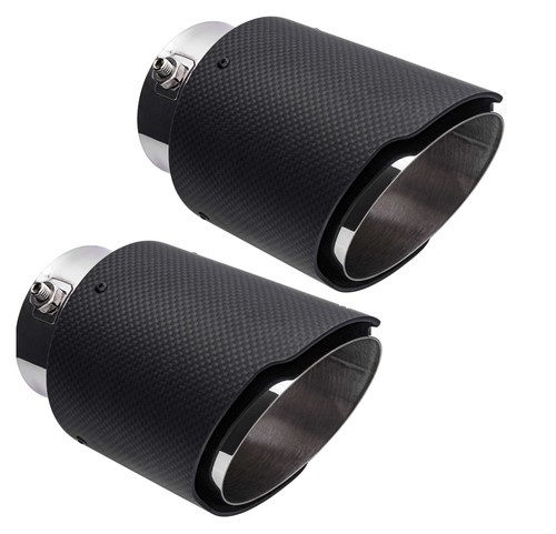 Auspuff 90mm carbon optik - 90mm,