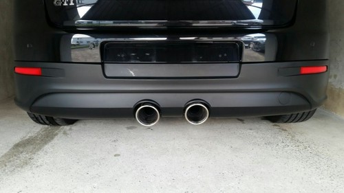 Sportauspuff heckdiffusor - +,