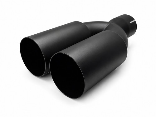 Auspuffblende endrohr schwarz - auspuffblende,